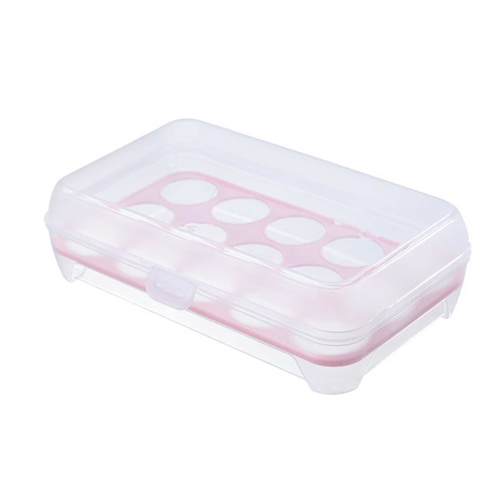 Terylin Egg Storage Box High Capacity Anti-Collision Transparent Visible 15 Grid Refrigerator Egg Fresh-keeping Box Kitchen Accessories Creative Egg Storage