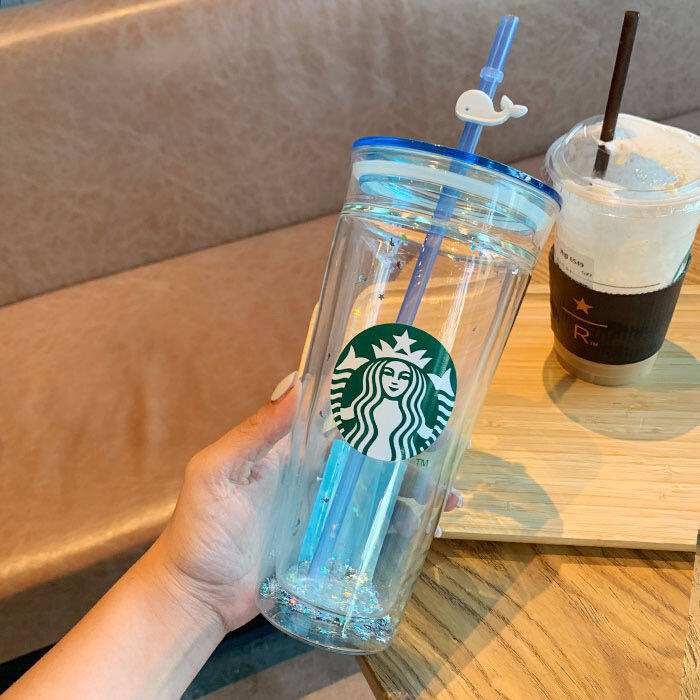 Starbuck Official Store Starbuck Summer New Camping Bear Shape Plush Doll Mark Glass Cup Straw Cup Starbuck Tumbler Starbuck Mug