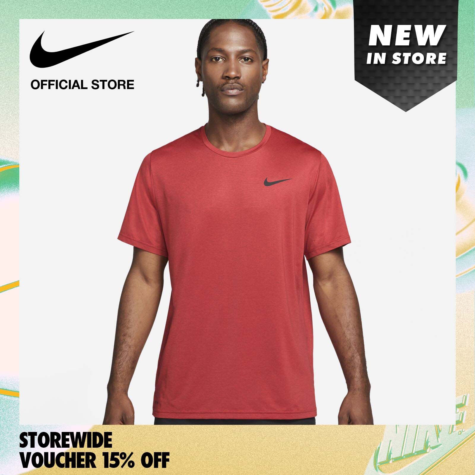 Nike Men's Pro Dri-FIT Short-Sleeve Top - Team Red