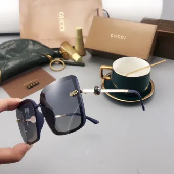 gucci big square sunglasses