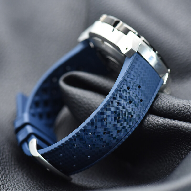 Replacement Watch Dust Proof Retro Tropical Style Rubber Watch Strap Band Wristbands For Diver Watches Malaysia