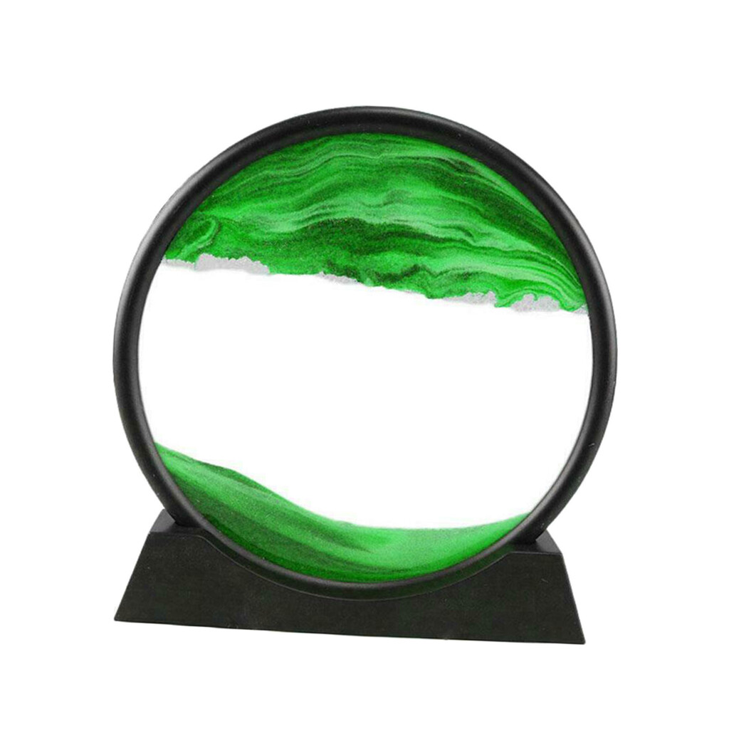 Baoblaze Moving Sands Art Picture 3D Dynamic Deep Sea Sand-scape