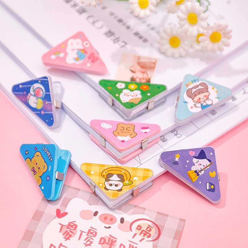 10 Pieces Cute Animal Corner Clip Small Bill Clip Plastic Snack Sealing Clip Desktop Storage Clip