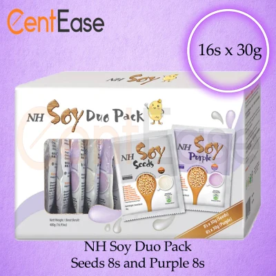 NH Soy Duo Pack 16s x 30g (Seeds 8 Sachets & Purple 8 Sachets) (Exp: Feb 2022)