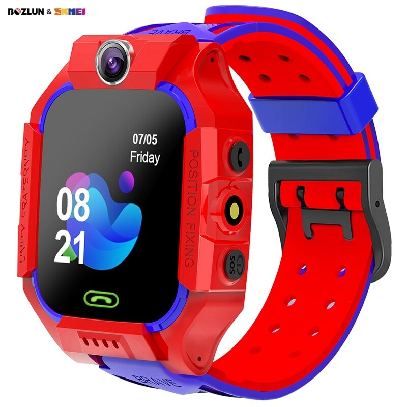 SKMEI BOZLUN New Smart Children Telephone Call Watch For Kids GPS Touch Screen Waterproof Wristwatch for Boys Girls Gifts W39 Malaysia