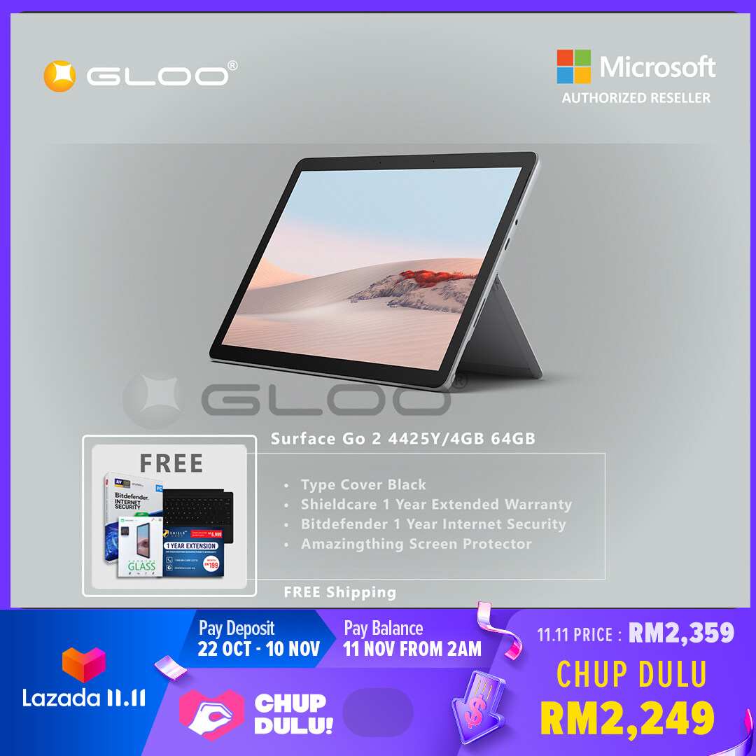 Microsoft Surface Go 2 4425Y/4GB 64GB + Surface Go Type Cover [Choose
