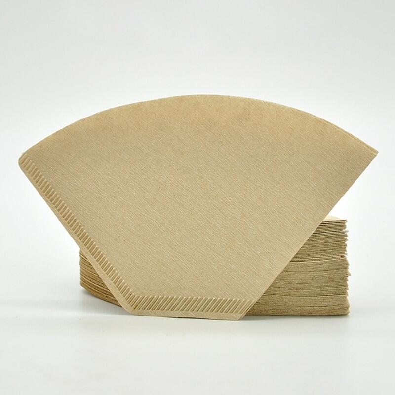 101 "V" Shape Coffee Cup Filter Paper Espresso Machine Mocha Pot Strainer Sheet