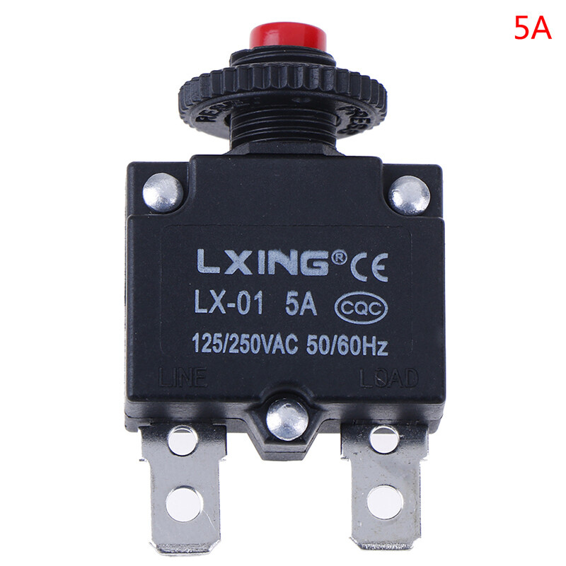 Circuit Breaker Overload Protector Switch Fuse 3A 4A 5A 6A 8A 10A 15A 20A 30A
