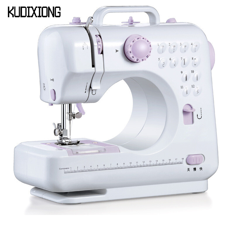 TAIDU Electric Sewing Machine Micro Overlock Machine One-Key Reverse Function