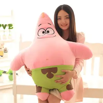1pc 100cm Big Cartoon Spongebob Patrick Star Plush Toys Stuffed