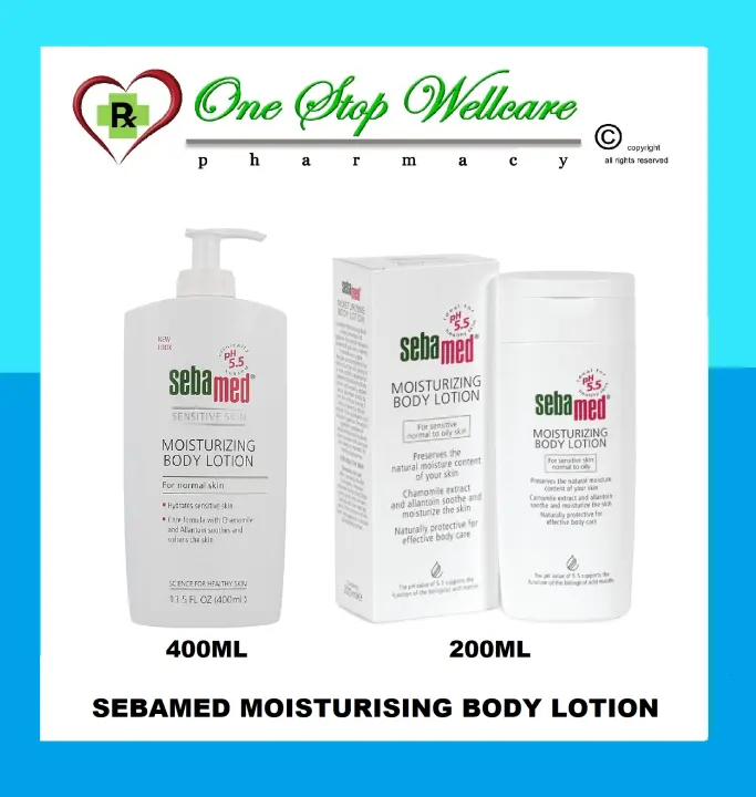 sebamed moisturizing body lotion 200ml