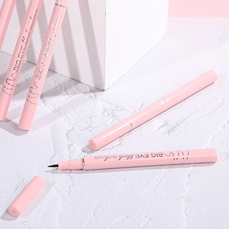 BEAUTYBIGBANG Cool Black Slender Smooth Lines Waterproof Eyeliner Uniform Color Eyeliner Waterproof and Sweat-proof