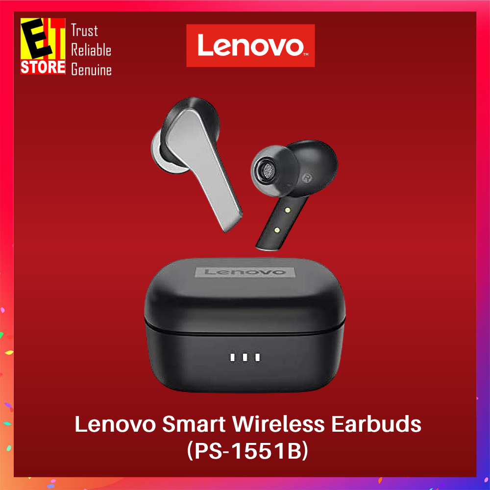Lenovo Smart Wireless Earbuds - (PS-1551B) | Lazada