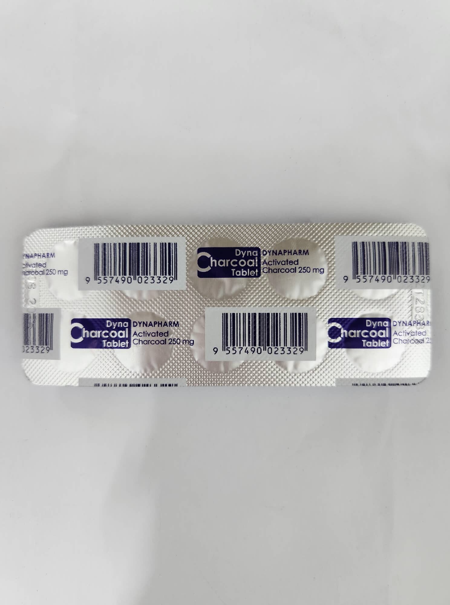 dyna charcoal 250mg tablet
