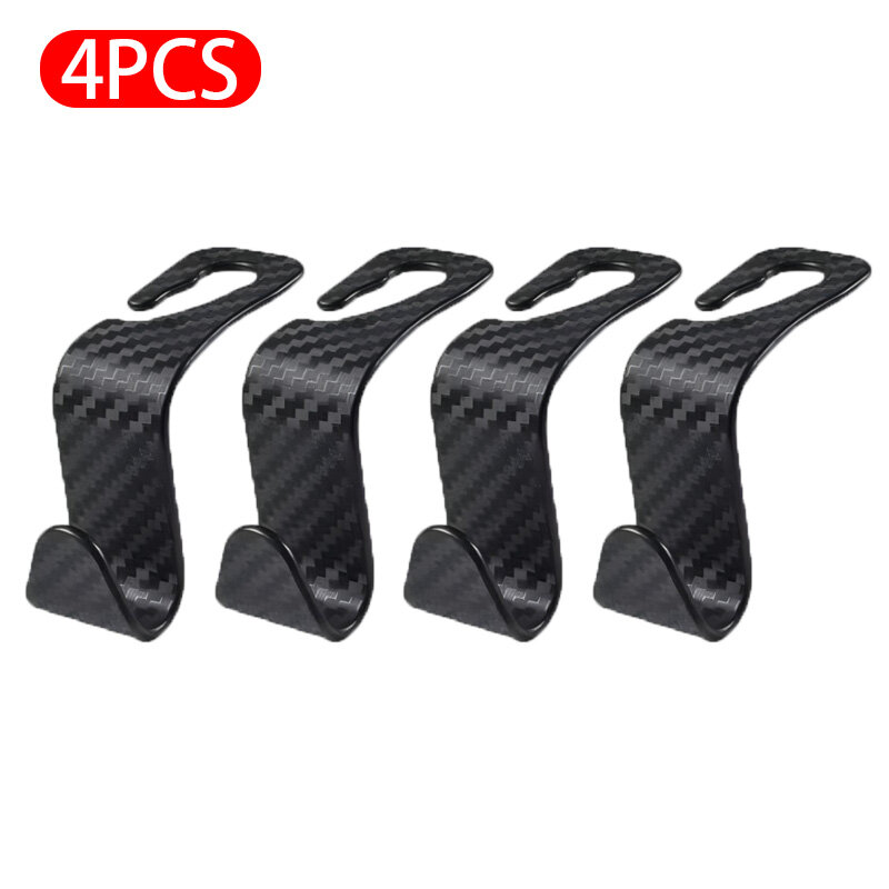 4 Pieces Car Seat Hook Seat Back Hooks Car Storage Holder Hook