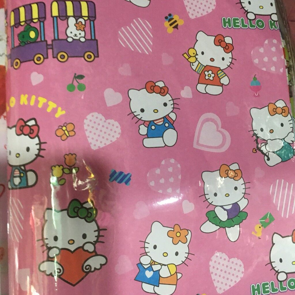 Giấy gói quà in hoạt hình ngộ nghĩnh 50 tờ 50x70