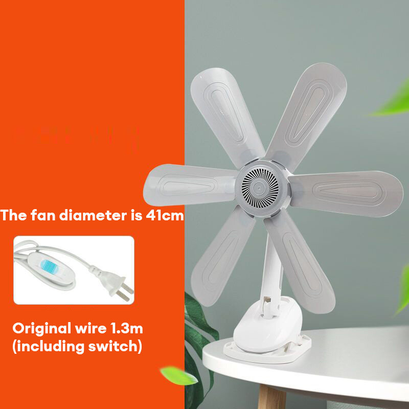 Taidu small fan blade Silent desktop fan strong wind mini fan wall mounted small electric fan