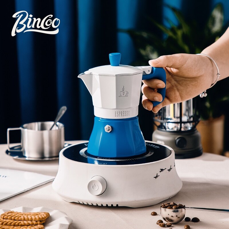 Bincoo Bình Moka Bình Pha Cà Phê Espresso Bình Pha Cà Phê Máy Pha Cà Phê