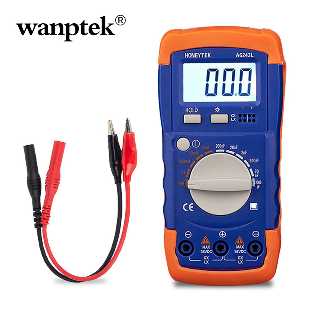 Professional Digital LCR Meter 2000pF200uF 2mH20H A6243L Capacitor