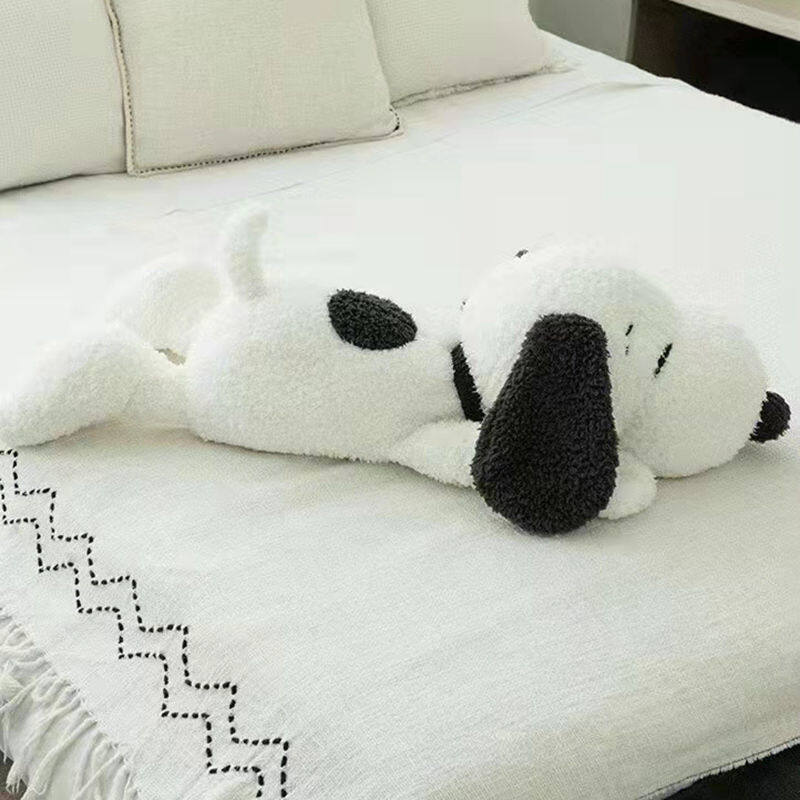 Cartoon Snoopy Plushie Plush Toys Dog Long Pillow Puppy Stuff Toys