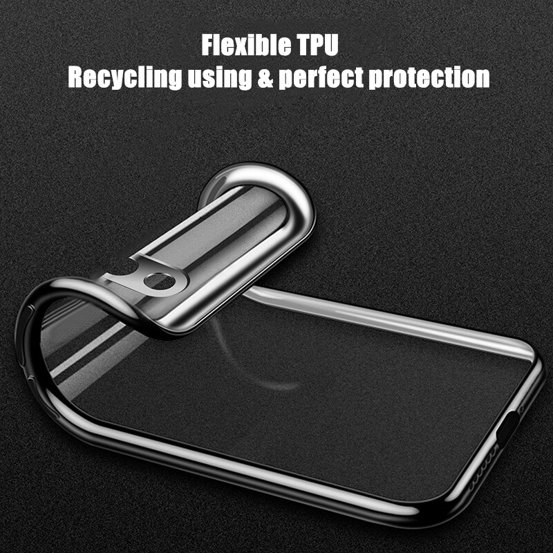 【Camera Full Coverage】For Vivo S1 1907 Upgrade 6D Electroplating Slim Soft Clear Silicon Protective Jelly Case Liquid Crystal Anti-fading Back Cover Skin