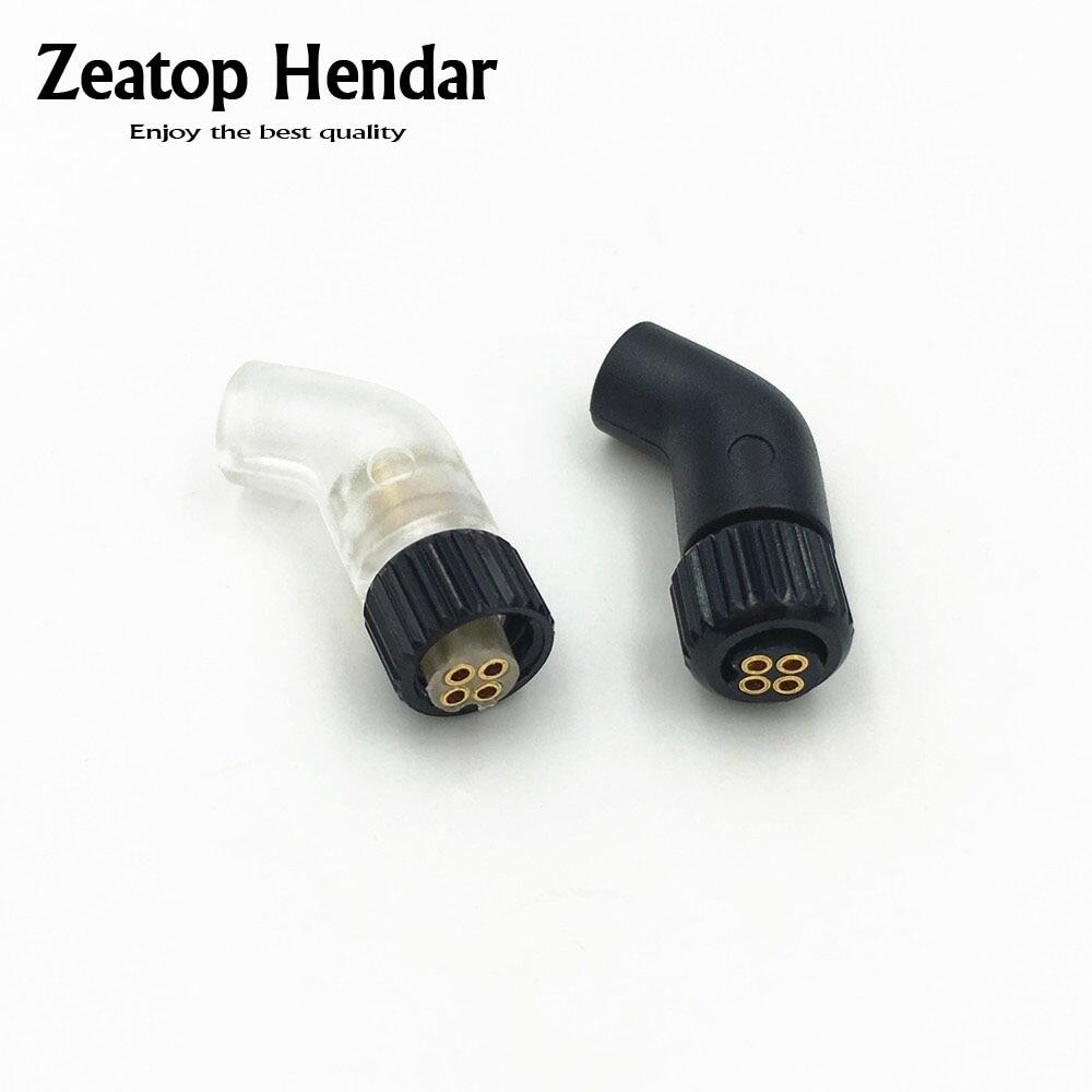 1pair xlr earphone pin headphone plug diy adapter for jh audio jh24 roxanne 24 iriver ak r03 akr02 um pp6 connector