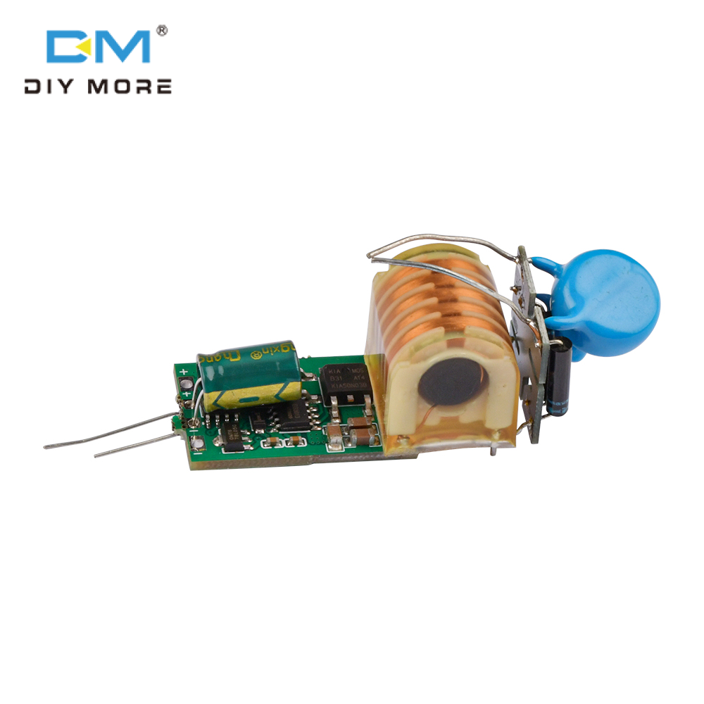 diymore Bo Mạch CuộN Tăng Xung Hồ Quang Tăng Áp 7.4V 15KV Bo Mạch Điều Khiển Gói Điện Áp Cao Mô-đun Điện Áp Cao Thiết Kế Mạch Phát Nhiệt Thấp Và Hiệu Suất Cao