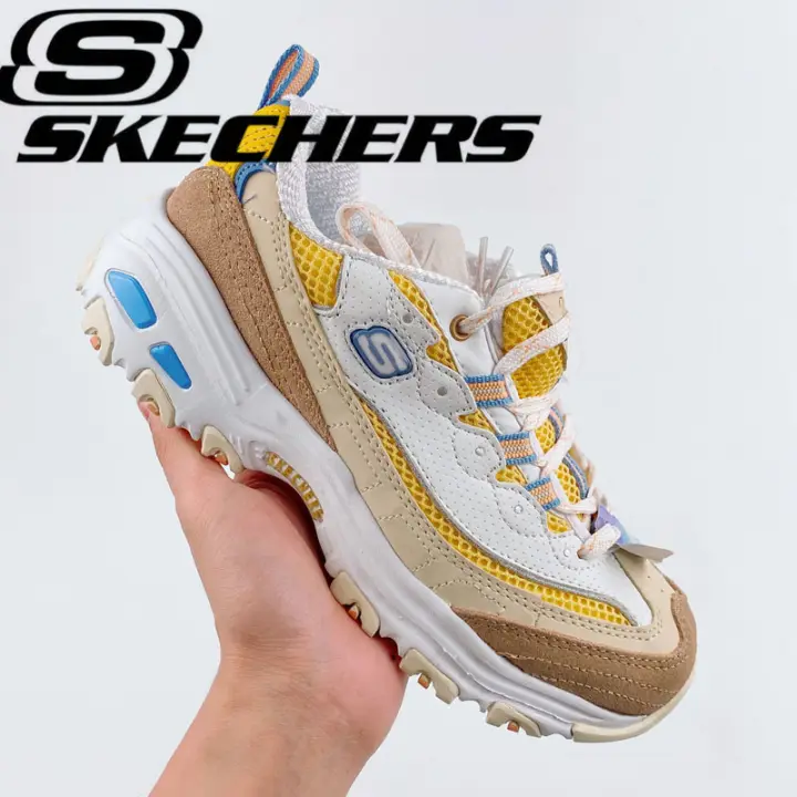 skechers thick sole shoes
