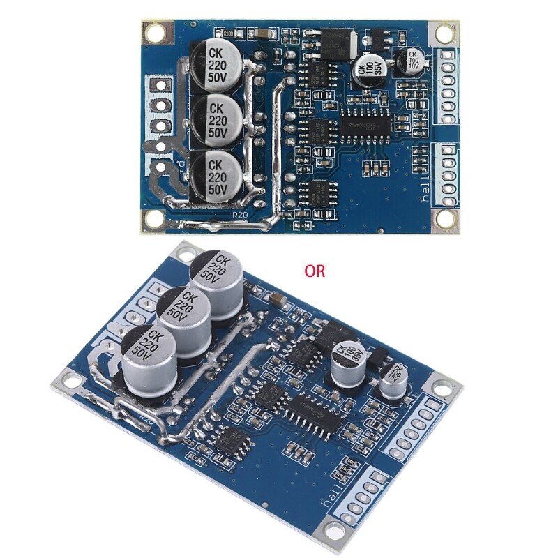 Dc 12v-36v 15a 500w brushless motor controller hall bldc driver board