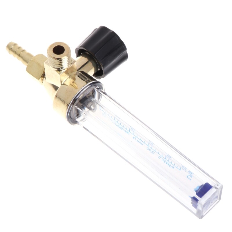 Đồng Hồ Điều Chỉnh Khí 1/4PT Đồng Hồ Đo Lưu Lượng Argon/CO2 Mig Tig Phụ Kiện Hàn Tương Thích Với Máy Hàn Bền