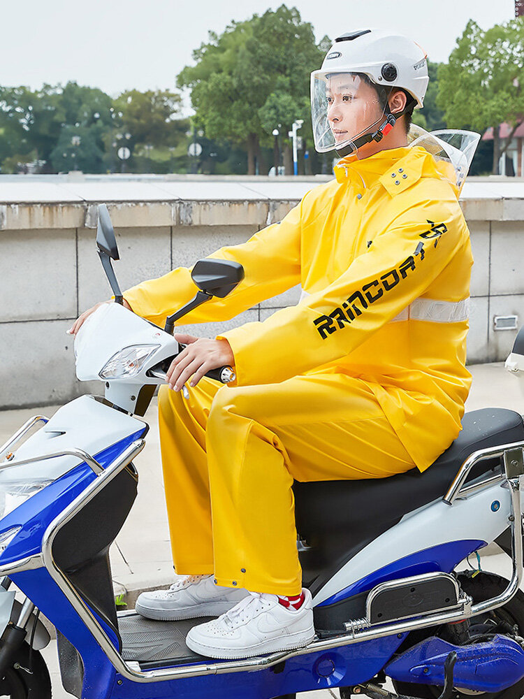 Raincoat Rainstorm Proof Breathable Not Easily Damaged Stylish Split Raincoat
