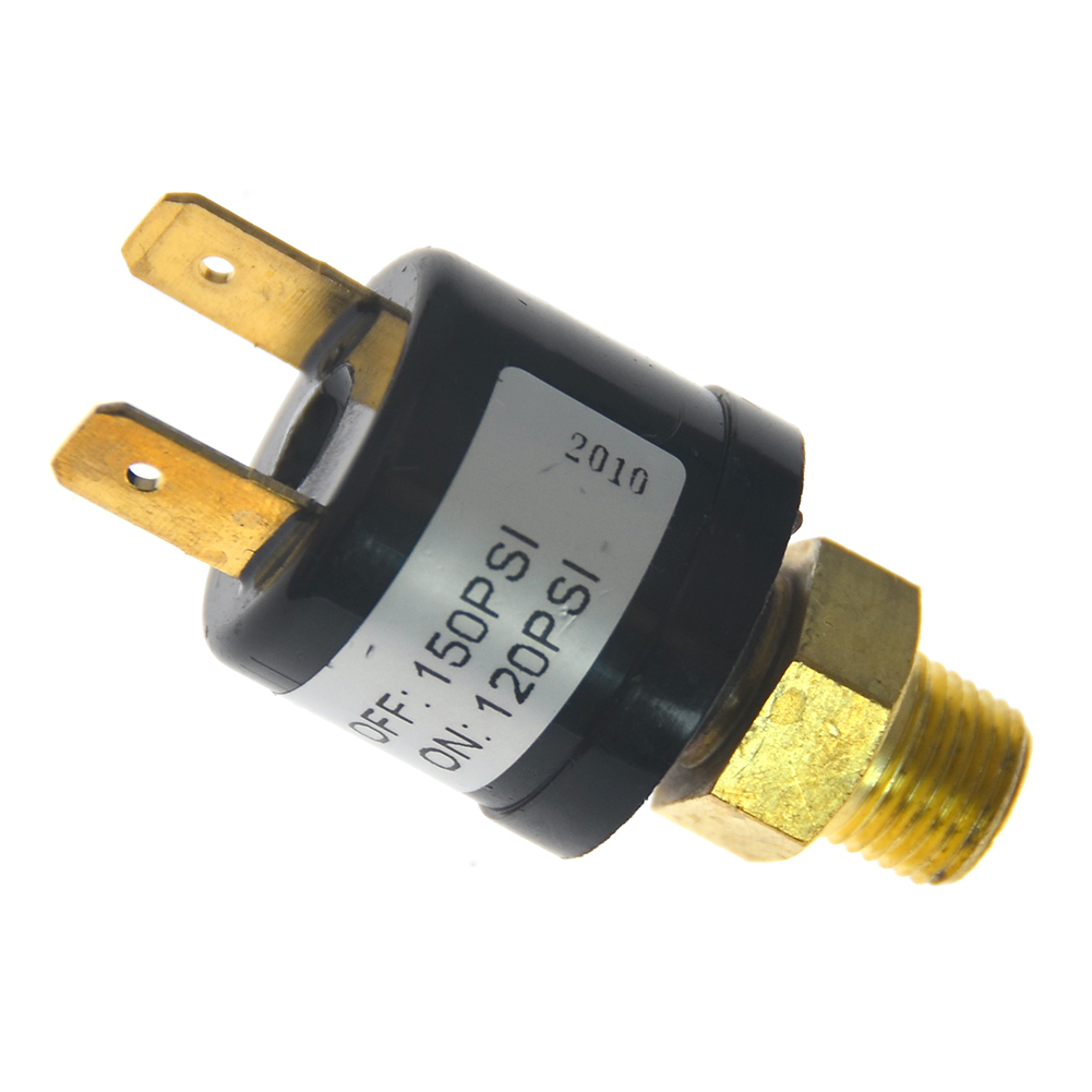 Van Công Tắc Điều Khiển Áp Suất Không Khí 120-150 PSI Cho Bình Nén Còi 12V
