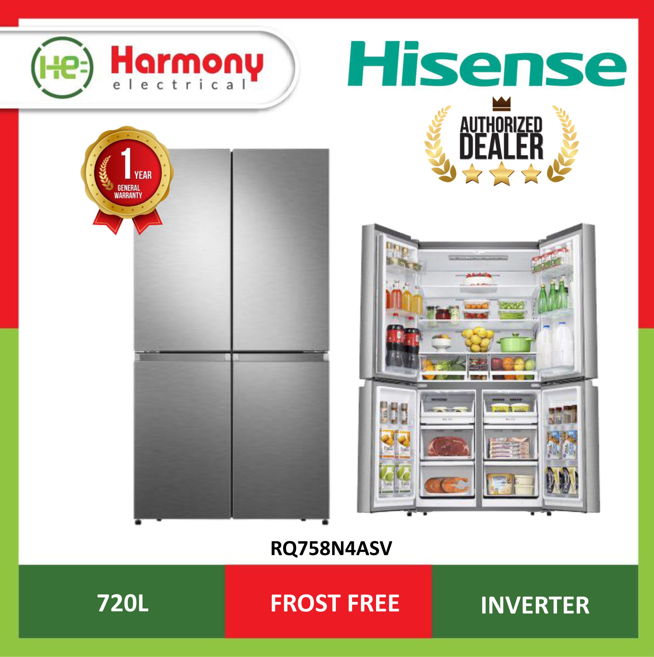 hisense rq758n4asv