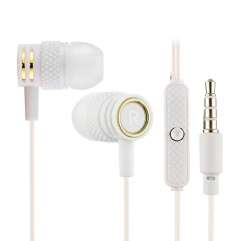 niceEshop Earphones Bass In-Ear Music Earbuds Headphones With Tpe High Elastic Line And Volume Control Singapore