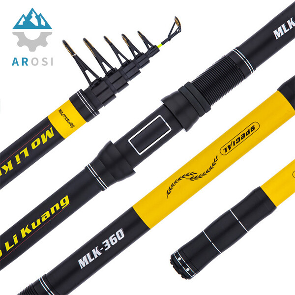 Heavy Duty Rod and Reel Adult Telescopic Rod Kit for Traveling Saltwater Freshwater Catfish Bass Fishing