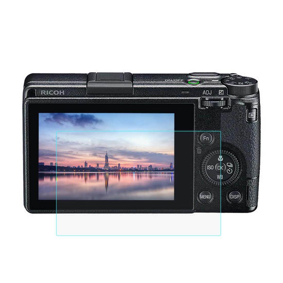 PULUZ 2.5D Curved Edge 9H Surface Hardness Tempered Dust-proof Explosion-proof Glass Screen Protector for Ricoh GR2 GR3