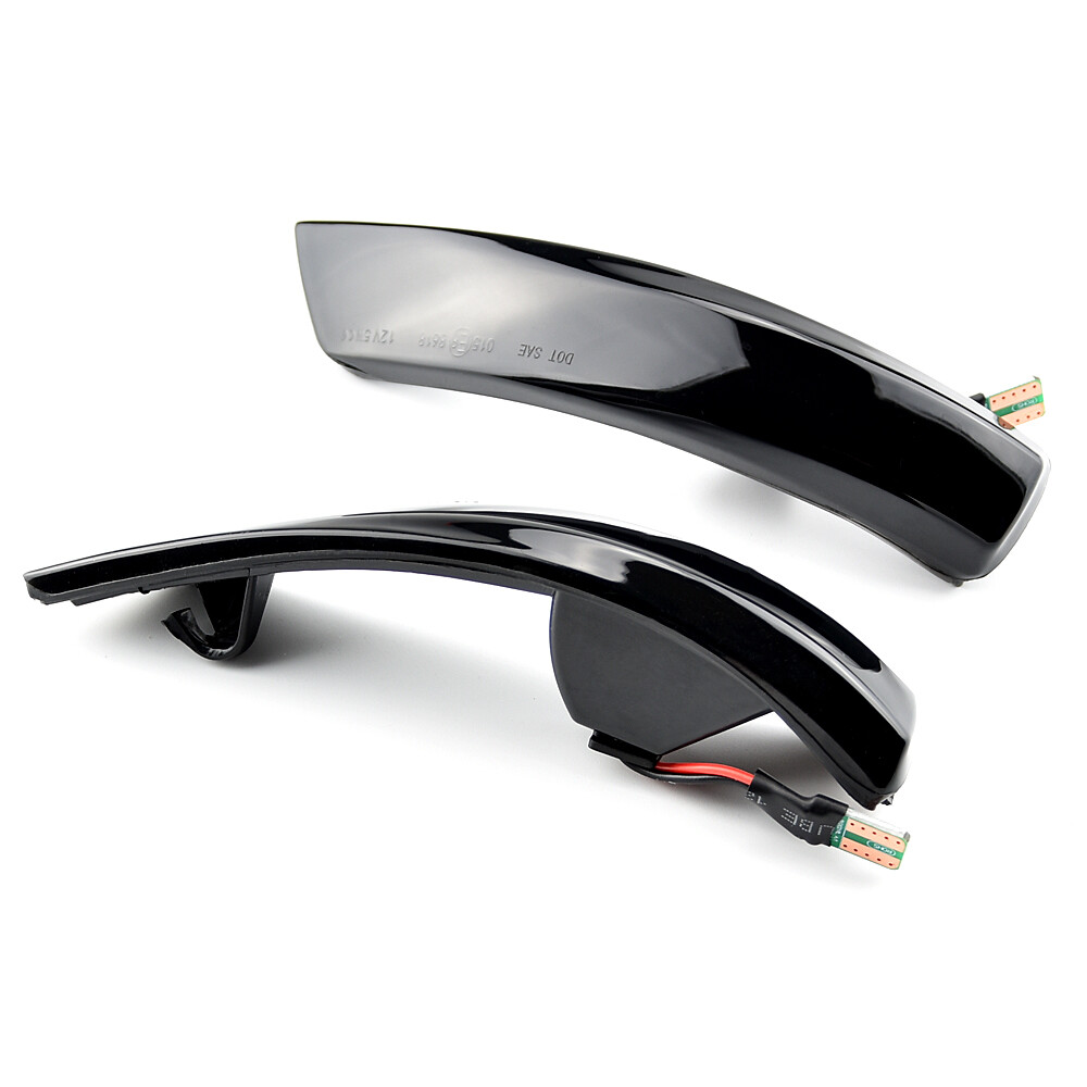 Black Dynamic Turn Signal Light LED Side Rearview Mirror Sequential Indicator Blinker Lamp For Ford Focus 2 3 Mk2 Mk3 Mondeo Mk4