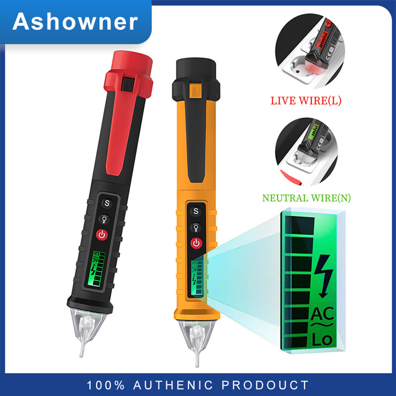 Voltage Detector Intelligent Non-contact Tester 12-1000V AC Meter Tester Pen Electric Indicator LED Sensor Volt Current Tester