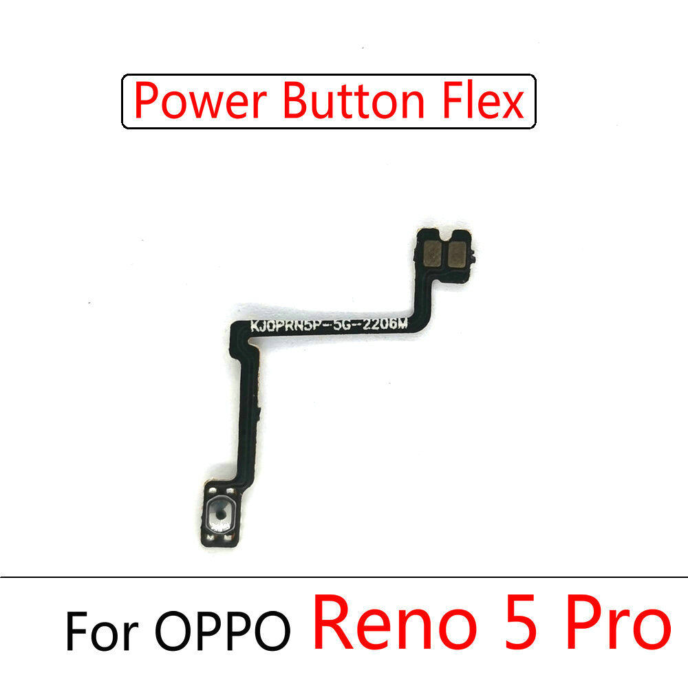 For OPPO Reno 5 Pro 5pro Power Volume Side Key button Flex Cable On Off Switch Flex Replacement Repair Parts