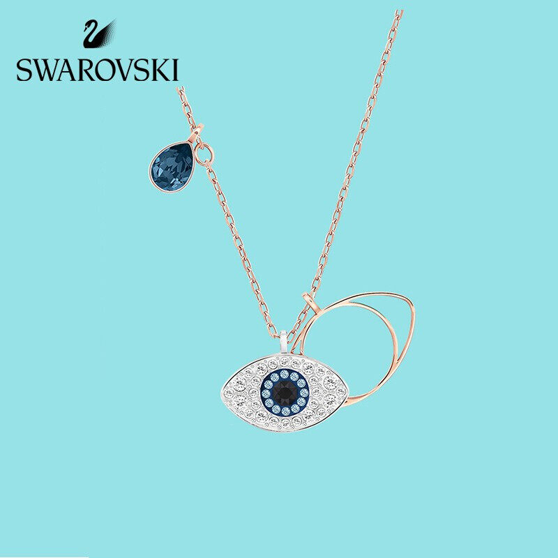 Swarovski demon eyes symbol necklace girlfriend gift 5172560