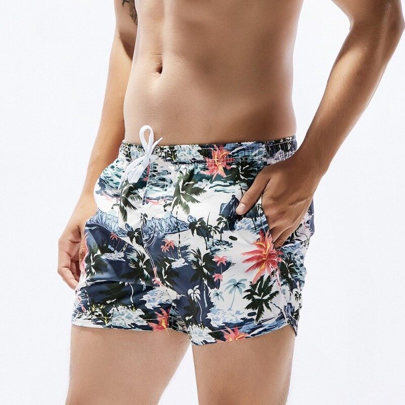 Nơi bán Nhiều Màu Bán Nam Thoáng Khí Bơi Thân Quần Đồ Bơi Quần Ôm Mặc Cây Dừa In Sundress Dành Cho Nam
