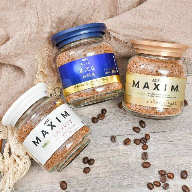 AGF Maxim Instant Coffee (80g) [JAPAN] TANOSHIYA Dark Roast