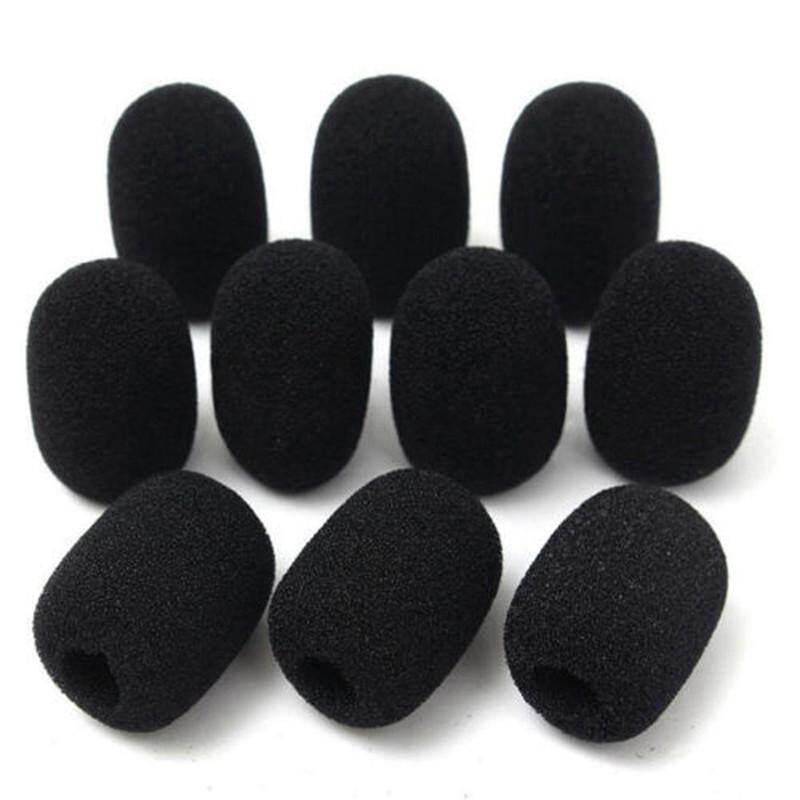 Ministar 5 Miếng Xốp Xốp Bọt Biển Chắn Gió Cho Tai Nghe Micro Bọc Mic Màu Đen