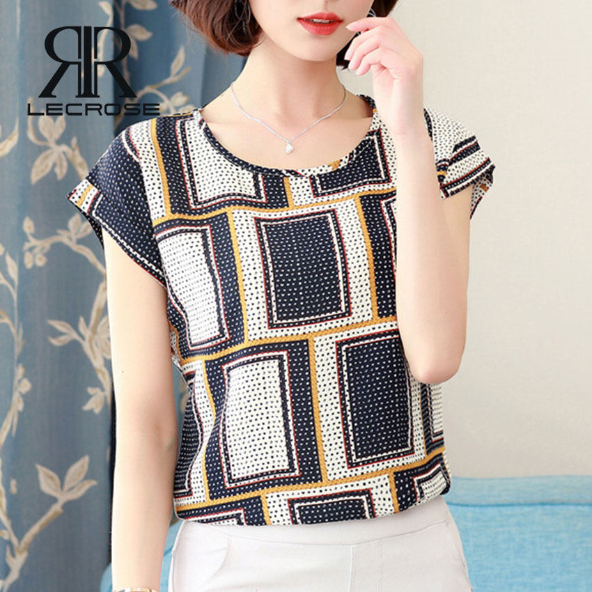 short sleeve chiffon tops