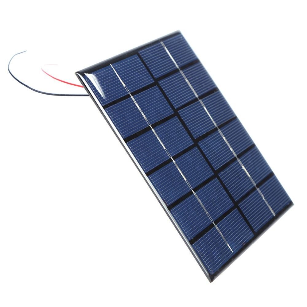 Tấm Năng Lượng Mặt Trời Polysilicon 2W 6V 330mA Tiện Dụng Bộ Pin Tự Làm