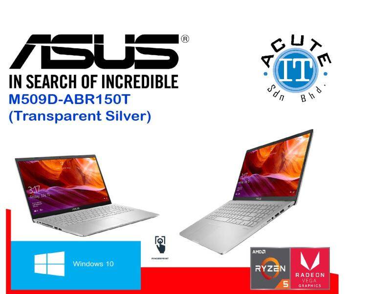 ASUS M509D-ABR150T (Transparent Silver) Malaysia