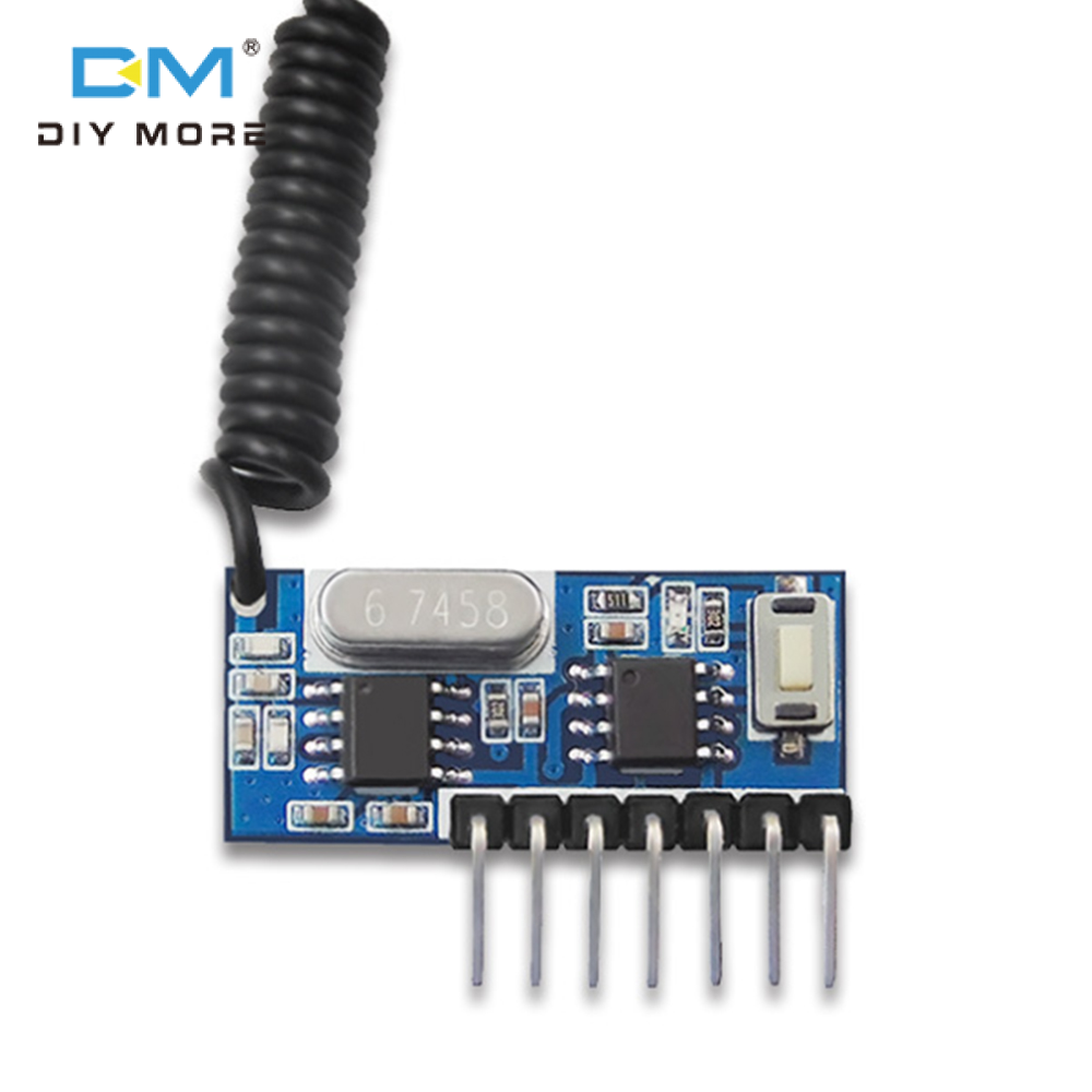 Diymore Mô-đun Thu Và Phát RF Không Dây 433Mhz Mô-đun Thu Điều Khiển Từ Xa