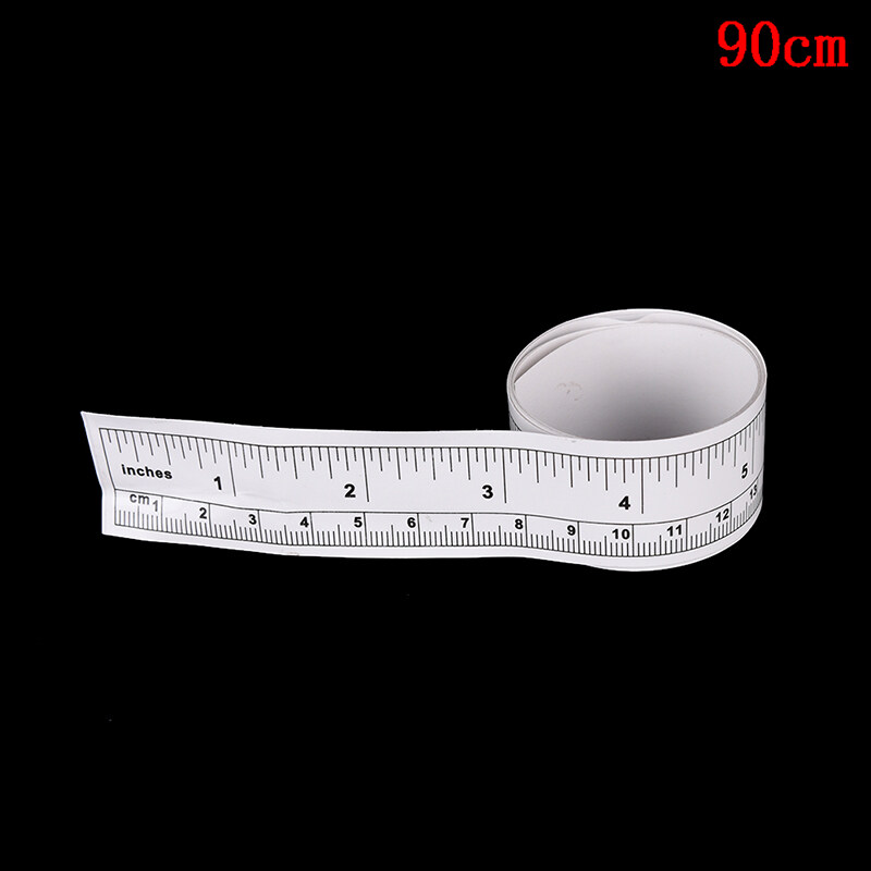 TrailB 5/90cm Vinyl Metric Measure DIY Self Adhesive Measuring Tape ...