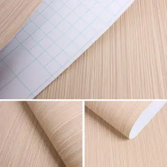 Hot Wood Texture Pvc Waterproof Self Adhesive Wallpaper Sticker