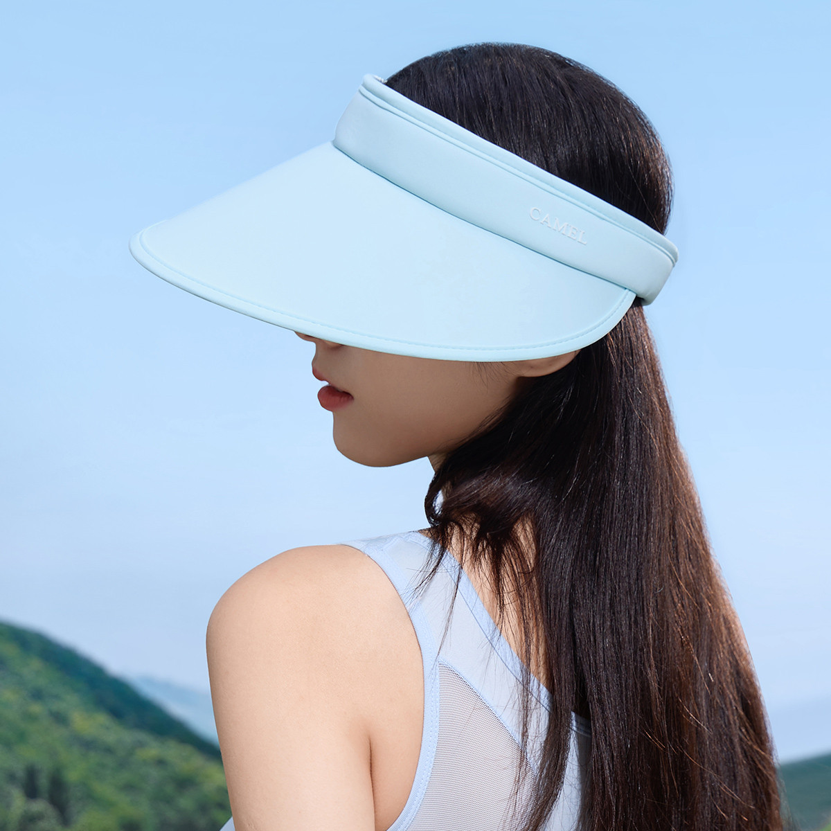 Camel 2023 new lightweight sunproof hat UPF 50+ ultraviolet protection cap